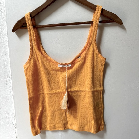 Doen Shae Tank Jonquille Apolline Pointelle XS NWT - Picture 6 of 6